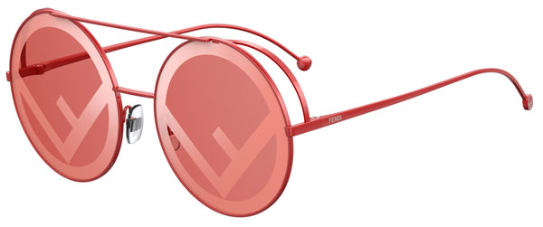 Fendi sunglasses red sale