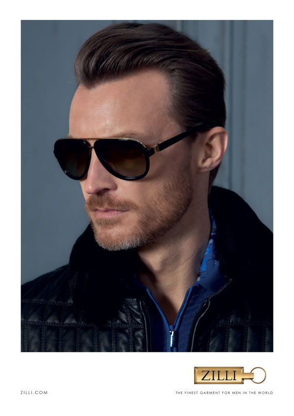 Zilli Ivan Gold Men's Sunglasses | NSA OPTICS