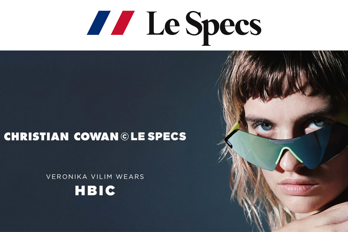 Le Specs Collaborates with Christian Cowan