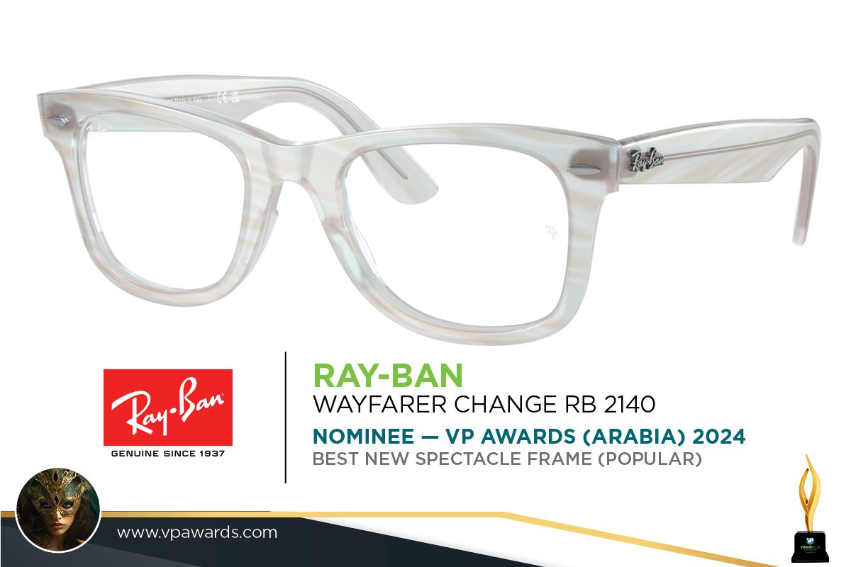 RAY-BAN – WAYFARER CHANGE RB 2140: Nominee for VisionPlus Awards 2024